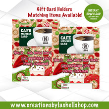Load image into Gallery viewer, Christmas Gift Card Holder For Teachers Instant Download CGC1