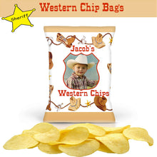 Load image into Gallery viewer, Western Chip Bag Template | Western Chip Bag Printable | Western Favor Digital File | BD6