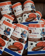 Load image into Gallery viewer, All Sports Chip Bag Template | All Star Chip Bag Printable | Sports Theme Favors Digital File | AS1