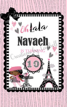 Load image into Gallery viewer, Paris Gift Bag Labels Template | Paris Party Gift Bag Printable | Paris Favor bags Digital File | BD4