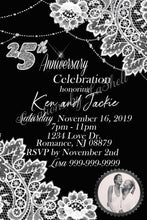 Load image into Gallery viewer, Anniversary Invitation Digital File | Wedding Anniversary Invitation Template | Anniversary Invite Printable | A2