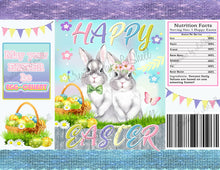 Load image into Gallery viewer, Easter Chip Bags Instant Download | Custom Easter Chip bag Printable | Easter Favors Printable | E2