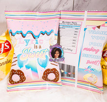Load image into Gallery viewer, Donut Chip Bags Digital File | Sweet One Chip Bag Printable | Sweet 1 Favors | Donut Party Printable