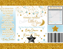 Load image into Gallery viewer, Twinkle Twinkle Little Star Chip Bags Printable | Baby Shower Chip Bags Template | Twinkle Twinkle Little Star Favors | TW1