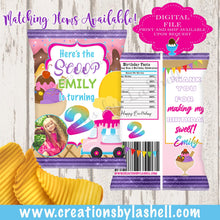 Load image into Gallery viewer, Here's the Scoop Chip Bags Digital File | Ice Cream Party Chip bags Printable | Ice Cream Party Favor | Ice Cream Party Printable