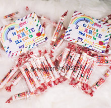 Load image into Gallery viewer, Back to School Treat Bag Toppers Instant File | Smarties Treat Toppers Printable | Student Gifts Instant Download | Classroom Gift | S1