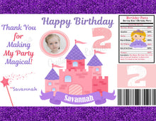 Load image into Gallery viewer, Princess Chip Bags Digital File | Royal Chip Bags Printable | Princess Birthday Party favors | BD7
