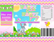 Load image into Gallery viewer, Easter Chip Bag Instant Download | Easter Chip Bag Template | Easter Favor Printable | Easter Bunny Favors | E1