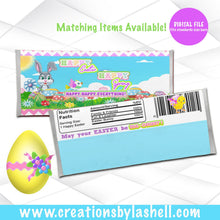 Load image into Gallery viewer, Easter Candy Bar Wrappers Digital File | Easter Chocolate Bar Wrappers Printable | Easter Printable | Easter Favors | E1