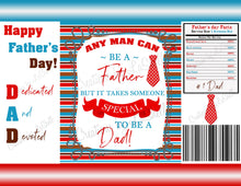 Load image into Gallery viewer, Fathers day Chip Bags Instant Download | Fathers Day Favors Printable | FD1