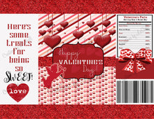 Load image into Gallery viewer, Valentine's Day Chip Bags Instant Download | Valentine's Chip Bag Printable | Valentine's Treat Bag Template | V2