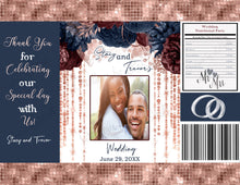 Load image into Gallery viewer, Wedding Chip bags | Custom Wedding Favors | Bridal Chip Bags | Wedding Chip bag Template | Digital File | W2