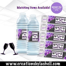 Load image into Gallery viewer, Ladies Night Water bottle labels | Girl's Night Water Bottle Labels | Adult Slummer Party labels | Water bottle wrapper | Instant File | L1