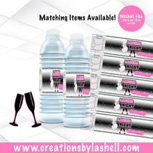 Load image into Gallery viewer, Ladies Night Water Bottle Labels Instant Download | Girl's Night Water Bottle Labels Template | Ladies Night Favors Printable | L3