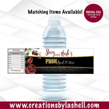Load image into Gallery viewer, Prom Water Bottle Labels Digital File | Prom Send Off Water bottle Labels Printable | Prom Night Favors | P1