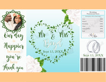 Load image into Gallery viewer, Wedding Chip bags Digital File | Beach Wedding Chip Bag Printable | Destination Wedding Chip Bag | W4