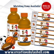 Load image into Gallery viewer, Sports Drink Labels Printable | All Star Sports Drink Labels Template | Sports Party Favors | Sports Drink Wrappers  | AS1
