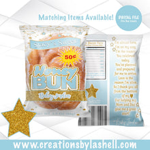 Load image into Gallery viewer, Twinkle Twinkle Little Star Honey Bun Wrapper Printable | Custom Honey Bun Snack Wrappers file | Custom Baby Shower Favors | TW1