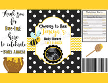 Load image into Gallery viewer, Mommy to Bee Baby Shower Chip bag Printable | Baby Shower Chip Bags Digital File