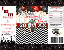 Load image into Gallery viewer, Graduation Chip Bags Digital File | Custom Graduation Chip bags Printable | Graduation Favors Printable | G2