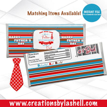 Load image into Gallery viewer, Father's day Candy bar Wrappers Instant Download | Father's Day Chocolate Bar Printable | Father's day favors | FD1