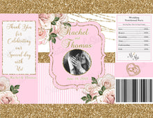 Load image into Gallery viewer, Wedding Chip bags Printable | Wedding Chip bag Template | Pink Wedding Chip Bags Digital File | W3