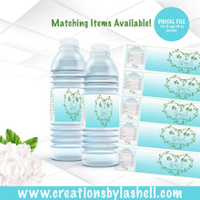 Load image into Gallery viewer, Wedding Water Bottle labels Digital File | Beach Wedding Water Bottle Labels Printable | Personalized Wedding favors | W4