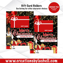 Load image into Gallery viewer, Christmas Gift Card Holder Instant Download Stocking Stuffer GC2_A