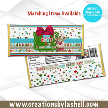 Load image into Gallery viewer, Christmas How Sweet it is to Work with You Candy Bar Wrapper Instant Download C4