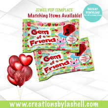 Load image into Gallery viewer, Valentine Instant Download Treat Bundle Valentine's day Bundle Template Printable V5