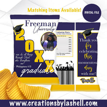 Load image into Gallery viewer, Graduation Chip Bags Digital File | Custom Graduation Chip bags Printable | Graduation Favors Printable | G5
