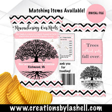 Load image into Gallery viewer, Family Reunion Chip Bags Printable Pink Family Reunion Favors Digital File Family Gathering Chip Bag Template FR1