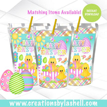 Load image into Gallery viewer, Easter Juice Pouch Labels Instant Download | Easter Drink Labels Digital File | Easter Basket Favors Printable | Easter Duck Favors | E3
