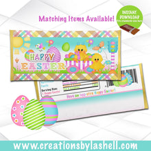 Load image into Gallery viewer, Easter Candy bar Wrappers Instant Download | Easter Chocolate Bar Wrapper Printable | Easter Printable | E3