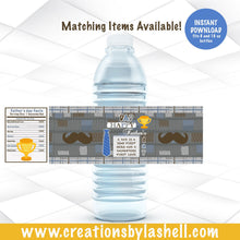 Load image into Gallery viewer, Father's Day Water Bottle Labels Instant Download | Father's Day Drink Labels Printable | Father's Day Favors Digital File | FD2