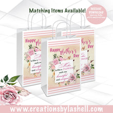 Load image into Gallery viewer, Mother's Day Favors Instant Download Bundle Mother's Day Printable Bundle Floral Mother's Day Favors Printable M2