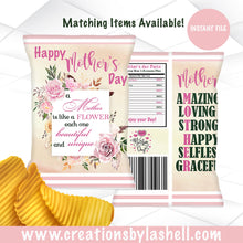 Load image into Gallery viewer, Mother's Day Favors Instant Download Bundle Mother's Day Printable Bundle Floral Mother's Day Favors Printable M2