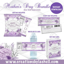 Load image into Gallery viewer, Mother's Day Favors Bundle Instant Download Mother's Day Printable Bundle Purple Mother's Day Favors Printable M1