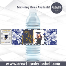 Load image into Gallery viewer, Graduation Water Bottle Labels Digital File | Graduation Labels Printable File | G3