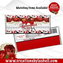 Load image into Gallery viewer, Sisterhood Candy bar Wrappers Instant Download | Sorority Chocolate Bar Wrapper Printable | Ladies Night Favor Printable SH1