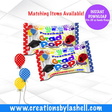 Load image into Gallery viewer, Preschool Graduation Candy Ring Wrapper Instant Download | Pre k Graduation Candy Ring Printable | Candy Ring Favor | G9