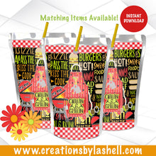 Load image into Gallery viewer, Chillin & Grillin Favors Instant Download Bundle BBQ Treats Bundle Template Cookout Favors Printable BBQ1