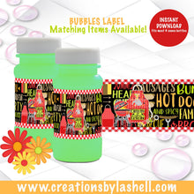 Load image into Gallery viewer, BBQ Bubbles Labels Instant Download | Summer Fun Favors | BBQ Bubbles Favor | Backyard BBQ Favors Printable | Cookout Favors | BBQ1