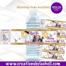 Load image into Gallery viewer, Pastoral Anniversary Water Bottle Labels Digital File Pastor Water Bottle Labels Printable Church Party Favors Template PC1