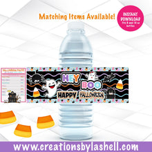 Load image into Gallery viewer, Halloween Water bottle labels Instant Download | Halloween Favors Printable | Halloween Party Favors | Trick or treat | H3