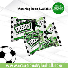 Load image into Gallery viewer, Soccer Party Labels Bundle Instant Download Soccer Party Favors Bundle Templates Soccer Chip Bag Package Printable BB1