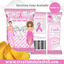 Load image into Gallery viewer, Pink Breast Cancer Awareness Party Labels Bundle Instant Download Breast Cancer Awareness Month Favors Printable BC1