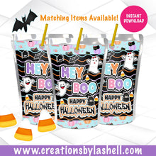 Load image into Gallery viewer, Halloween Juice Labels Instant Download Halloween Drink Labels Printable Halloween Party Favors Template | H3