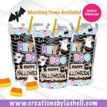 Load image into Gallery viewer, Halloween Party Labels Bundle Instant Download Halloween Favors Bundle Templates Trick or Treat Chip Bag Package Printable H3