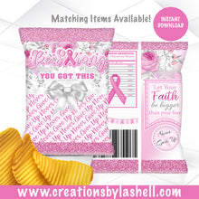 Load image into Gallery viewer, Breast Cancer Awareness Party Labels Bundle Instant Download Breast Cancer Awareness Month Favors Printable BC1